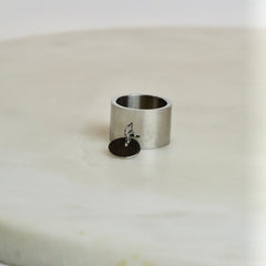 Silver Ring + Charm